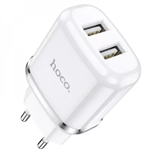 Сетевое зарядное устройство Hoco N4 Aspiring 2.4A 2USB - фото 2