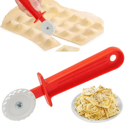 Ніж з'єднувальний для тіста (для вареників, пельменів, равіолі, пиріжків та чебуреків) 18 см Ø 4.7 см, Kitchette 86100 - фото 2