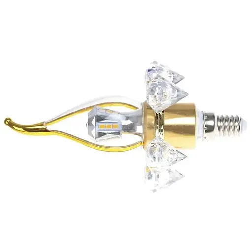 Лампа Brille світлодіодна LED E14, 5W 20 pcs WW CL37-A SMD2835 gold 220 В