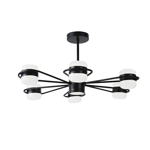 Люстра светодиодная акриловая Sirius B N4557/6 BK - фото 2