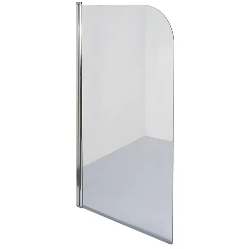 Шторка для ванной Bravo Elba 80T 000023251, Универсальная, прозрачный, хром - фото 3