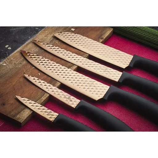 Набор ножей из 5 предметов Berlinger Haus Metallic Line Rose Gold Edition (BH-2612) - фото 2