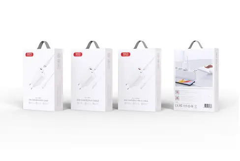 Сетевое зарядное устройство XO L116 PD30W/QC18W (1USB-C+1USB-A) с кабелем Lightning Белый - фото 3