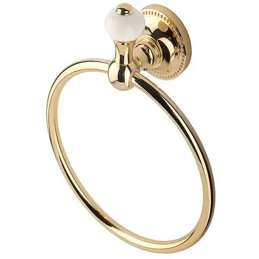 Кільце для рушника Kugu Pan 004G Золотий - фото 1