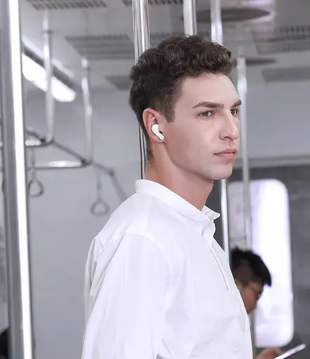 Бездротові навушники Baseus SIMU ANC True Wireless Earphone S1, BT5.1, 40mAh, 380mAh, 4.5h, 24h, (NGS1-02) white - фото 6