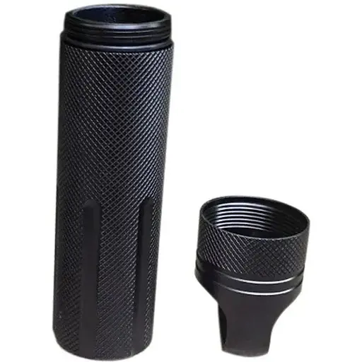 Тубус для зберігання речей Gymtop SPB-3 водонепроникний з аерокосмічного алюмінію чорний - фото 3