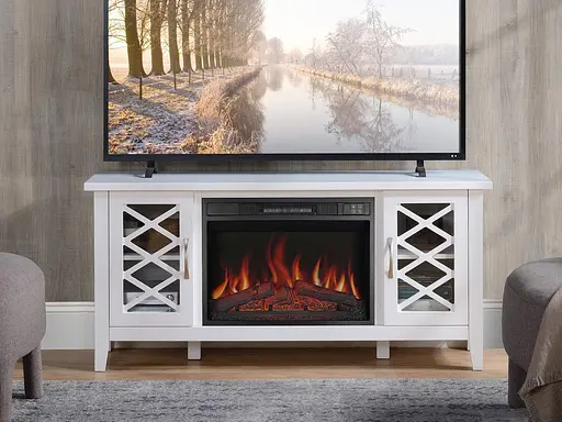 Камінокомплект ArtiFlame Odessa AF23S білий - фото 5