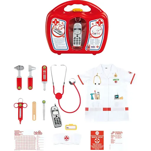 Іграшковий набір лікаря Klein з халатом та мобільним телефоном (4353) - фото 2