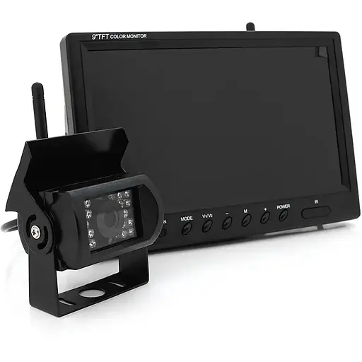 9-дюймовий автомобільний HD РК-дисплей на одну камеру, 24V, розширення 420TVL, кут лінзи 120 °