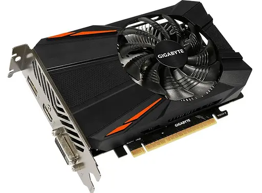 Видеокарта Gigabyte GTX 1050 2Gb D5 (GV-N1050D5-2GD) (GDDR5, 128 bit, PCI-E v3.0) Б/у - фото 3