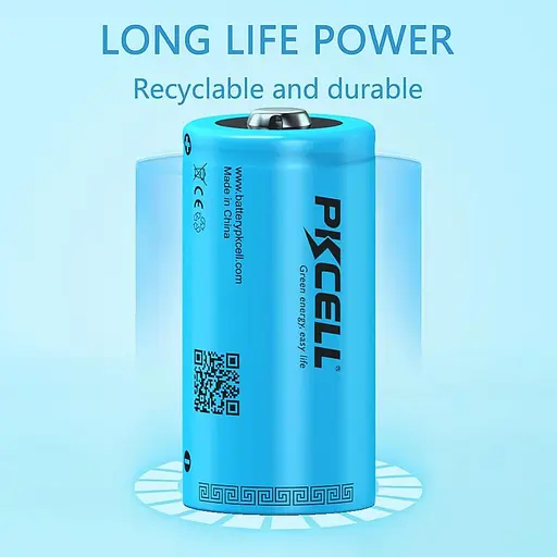 ICR18350 Аккумуляторная батарея 3,7 В, литий-ионные 900 мАч Батареи для факела, игрушки, упаковка из 4 штук, PKCELL - фото 6