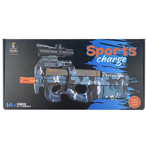 Автомат на гідрогелевих кульках (орбізах) P90 Tactical Edition Camouflage - фото 2