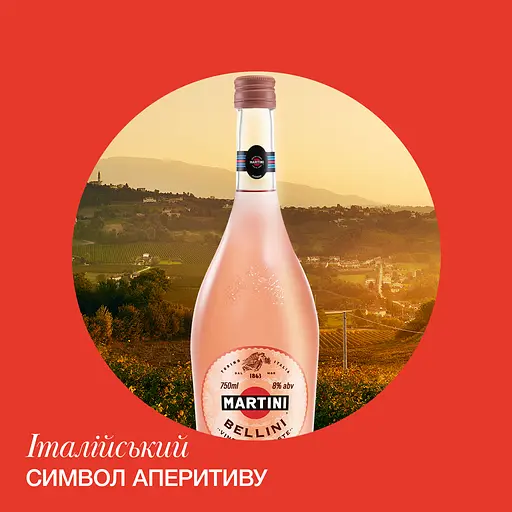 Вино ігристе Martini Bellini 0.75 л х 2 шт. - фото 6