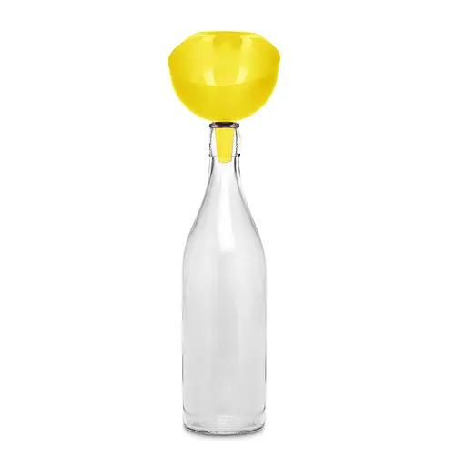 Лейка сливная воронка пластмассовая на банку, Kitchette Желтый 84667 - фото 3