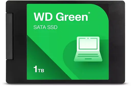 Накопитель SSD Western Digital Sata 2.5 1TB WD Green (WDS100T5G0A-00CPT0) - фото 1
