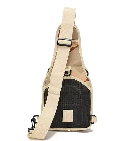 Тактическая армейская сумка через плечо Хаки камуфляж - фото 3