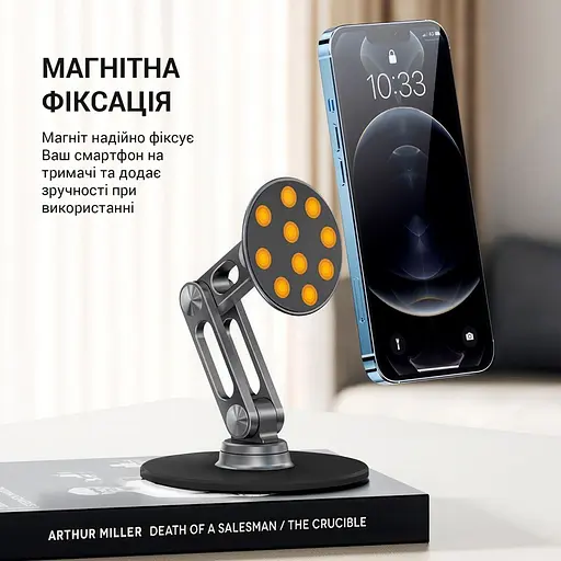 Підставка для смартфона OfficePro MS760G Aluminium Alloys Grey [129092] - фото 5