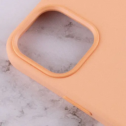 Чохол Silicone case AAA with Magsafe and Animation для Apple iPhone 12 Pro Max 6.7 Помаранчевий/Cantaloupe - фото 6