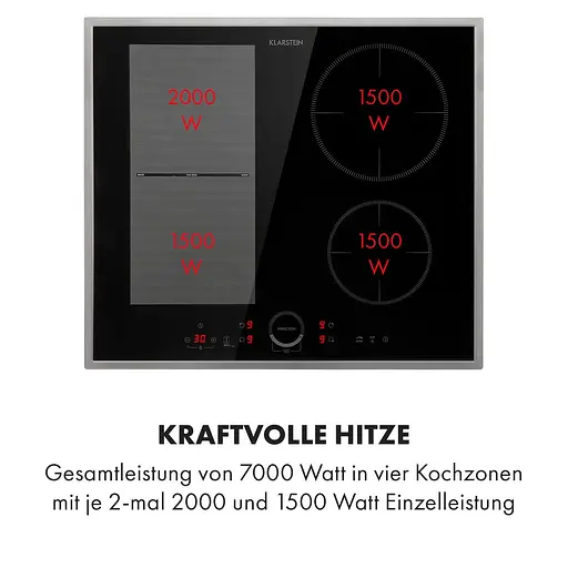 Индукционная варочная поверхность Klarstein Delicatessa 60 Hybrid Prime (10035268) - фото 4