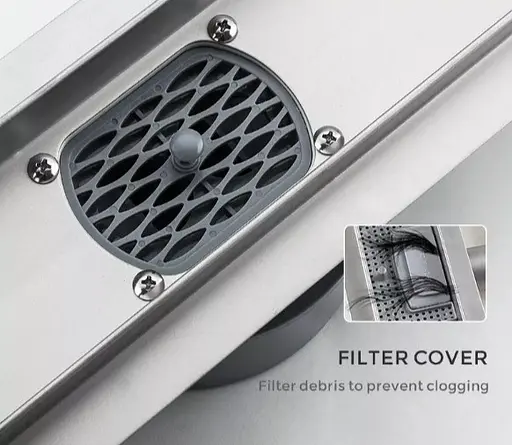 Душевой трап под плитку Gappo 70х500 мм, нержавеющая сталь G85007-4. - фото 6