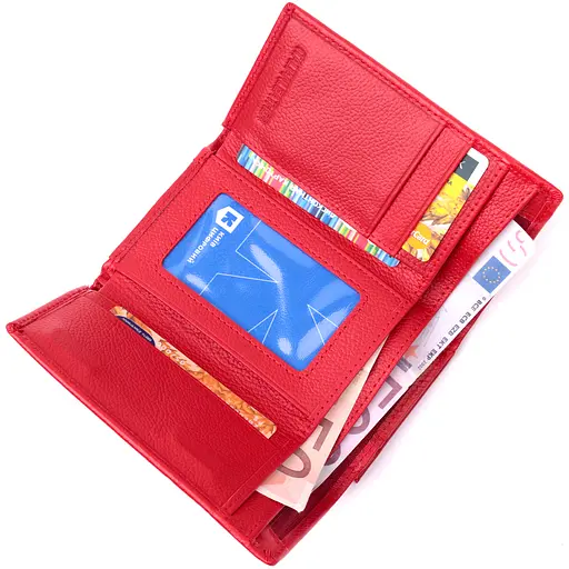 Кожаный женский кошелек ST Leather 14х9х2 см acs0028380 - фото 4