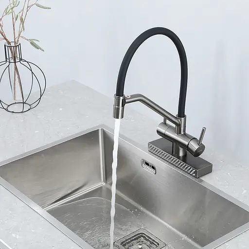 Змішувач для кухні Gappo з водоспадом G4098-9 - фото 4