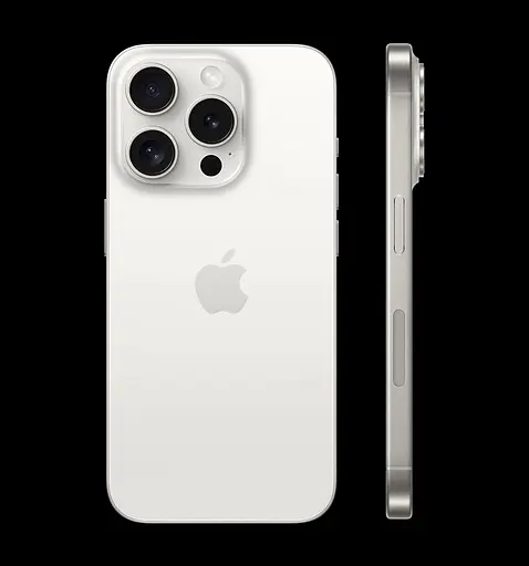 Смартфон Apple iPhone 15 Pro 256GB e-Sim White Titanium Восстановленный - фото 4