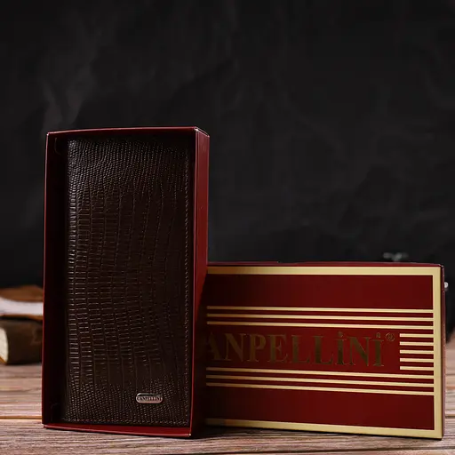 Мужской кожаный кошелек Canpellini 9.2х18.8х1 см acs0025609 - фото 8