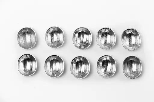 Металлические формочки порционные для выпечки печенья орешки 40, Kitchette Серый 86523 - фото 9