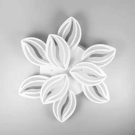 Потолочная LED люстра белая на 9 лепестков Line.F RGB подсветка Нет - фото 1