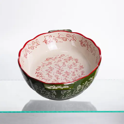 Форма для запекания Vintage 35×22×5 (см) овальная форма для выпекания в духовке с ручками Зеленый Yiwu HM05-03 - фото 7