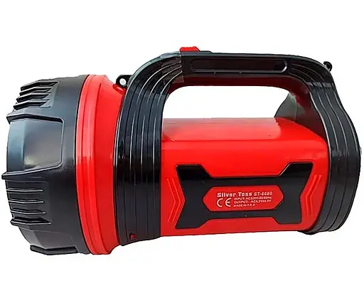 Акумуляторний світлодіодний переносний ліхтар Silver Toss ST-6680 з ручкою 10 Вт Червоний 88215 - фото 6