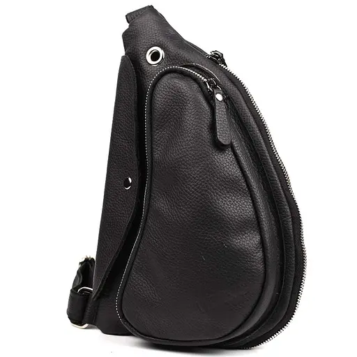 Кожаная сумка слинг Tiding 23х38х9 см sum0025598 - фото 3