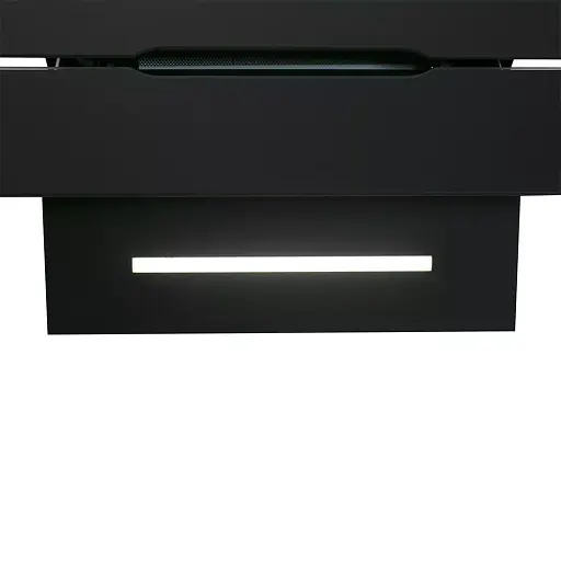 Вытяжка декоративная наклонная Perfelli DNS 6793 B 1100 BL LED Strip - фото 4