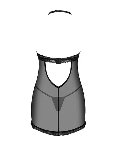 Пеньюар Obsessive Medilla chemise & thong XS/S - фото 4