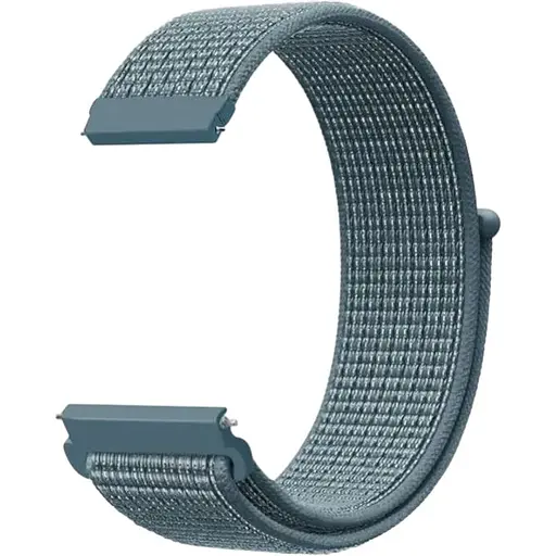 Ремешок DK CDK для Garmin Forerunner 255 / 255 Music 22mm Nylon Sport Loop (012416) (celestial teal)