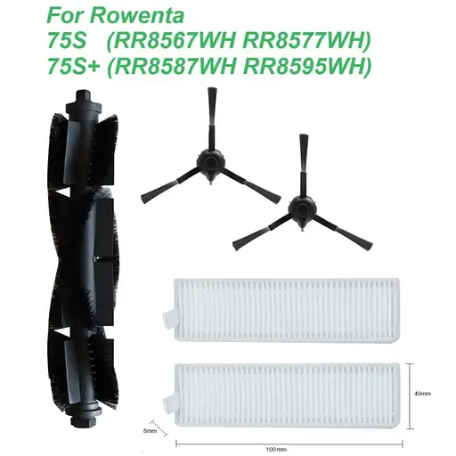 Набір для робота-пилососа Rowenta X-plorer Serie 75S ( RR8567WH RR8577WH ) 75S+ ( RR8587WH RR8595WH ) - фото 2