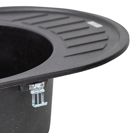 Кухонна мийка Lidz 620x500/200 BLM-14 (LIDZBLM14620500200), Чорний - фото 6