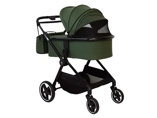 Коляска для ребенка универсальная 3 в 1 FreeON Zack, olive [CD] - фото 2