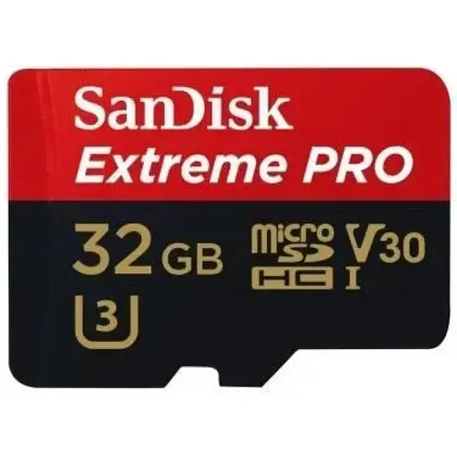 Карта памяти SanDisk Extreme Pro 32 GB MicroSD (SDXC) + адаптер SD-HC - фото 1