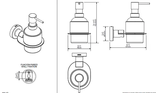 Дозатор для рідкого мила Sonia TP White 166121, Білий - фото 3