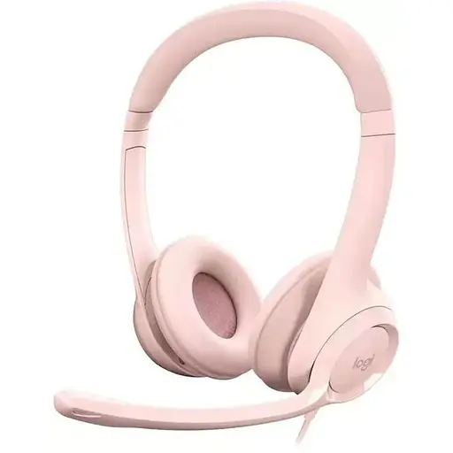 Гарнитура Logitech USB H390 (981-001281) Rose (6857748)
