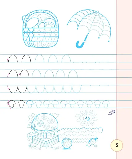 Українська мова. Зошит для письма та розвитку мовлення (до підручника М. І. Чумарної) 1 клас. У 2-х частинах. Частина 1 - фото 6