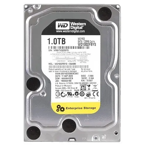 Жорсткий диск Western Digital 3.5 RE3 1Tb (WD1002FBYS) Б/в - фото 1