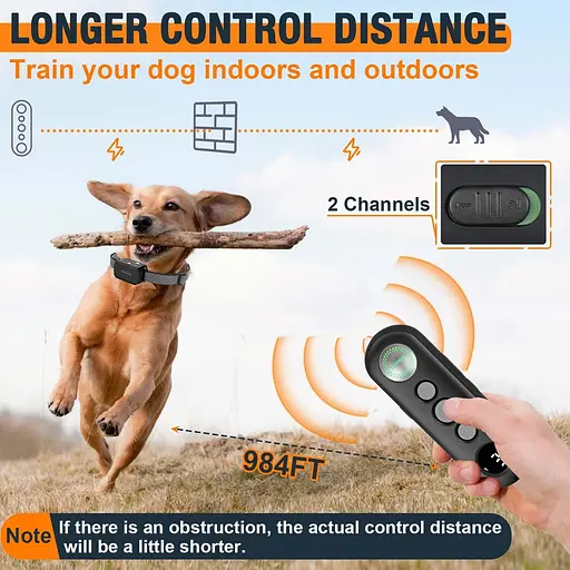 Ошейник THVGUL Citronella Bark для крупных собак, ошейник для собак Citronella с пультом дистанционного управления, спрей-ошейник - фото 6