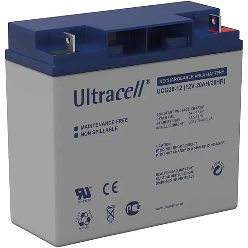 Акумулятор Ultracell GEL 12V (12V/20Ah/240Wh) (UCG20-12) [114099]