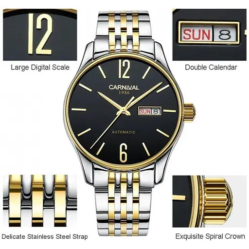 Мужские механические наручные часы Carnival Atom - фото 4