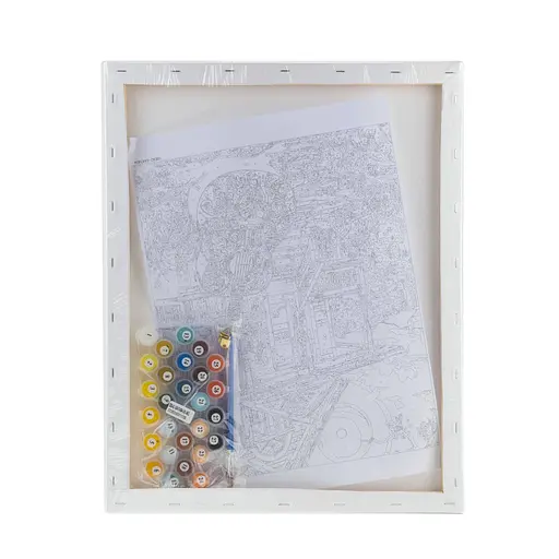 Набір для розпису по номерах "Дім гітариста" 40*50 см, IDEA2-GX47404, ТМ "99IDEAS" - фото 6