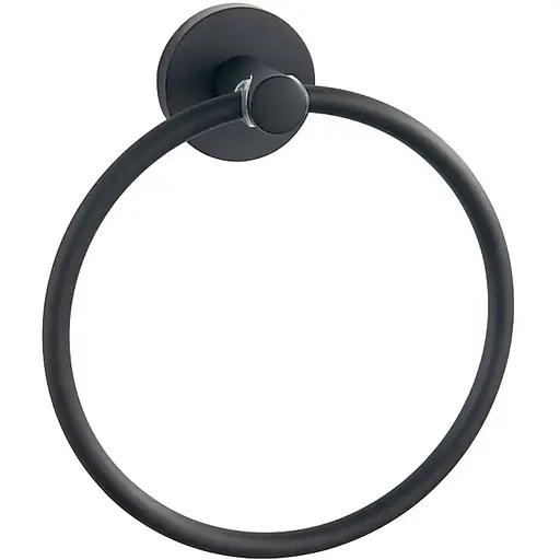 Тримач для рушника кільцевий VBI Venus black VBI-040003BL Чорний матовий - фото 1