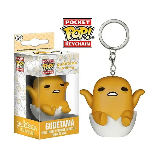 Фігурка-брелок Гудетама Ледаче Яйце Гудетама Gudetama Lazy Egg 4см FP KC LE 4 - фото 2